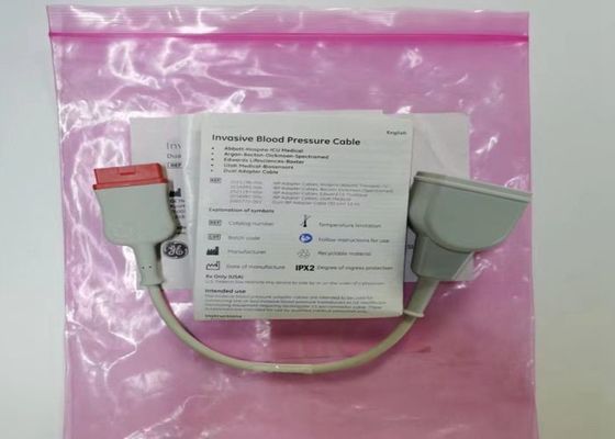 30 cm GE Cavi per la pressione sanguigna invasiva con doppio adattatore IBP 2005772-001