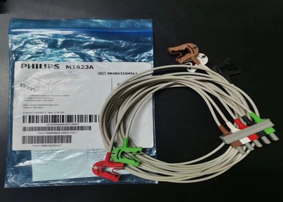 PHILIP M1623A Consumabili per dispositivi medici, 5 Cavo ECG a piombo 989803104511