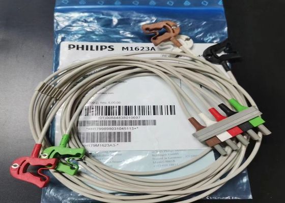 PHILIP M1623A Consumabili per dispositivi medici, 5 Cavo ECG a piombo 989803104511