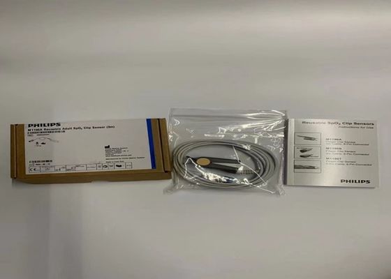 Philip M1196A Sensore per adulti Spo2 Riutilizzabile 3m D Testa 8 pin Colore bianco