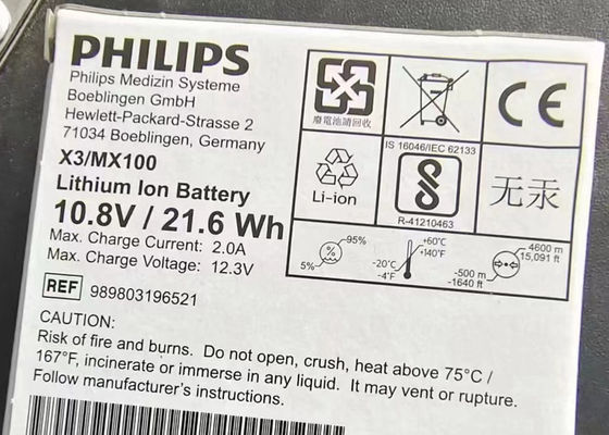 989803196521 Batteria agli ioni di litio ricaricabile per monitor di paziente IntelliVue