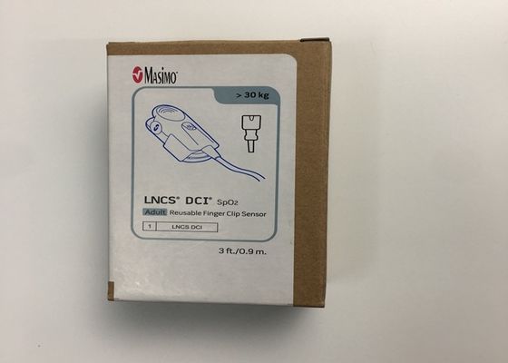 LNCS DCI SpO2 Masimo Sensore di graffetti per le dita riutilizzabile 9 pin Ref 1863 Per adulti
