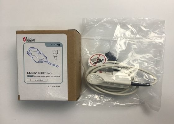 LNCS DCI SpO2 Masimo Sensore di graffetti per le dita riutilizzabile 9 pin Ref 1863 Per adulti