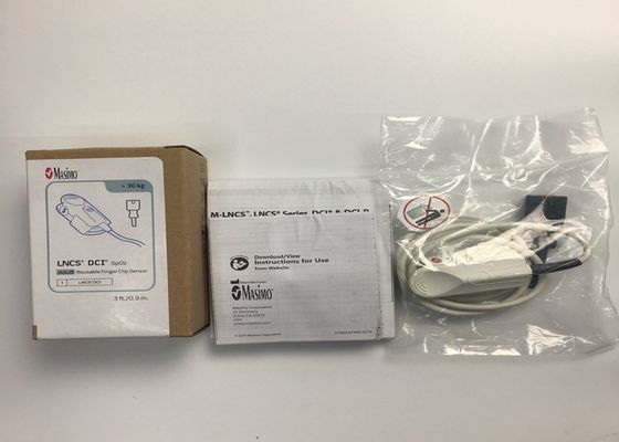 LNCS DCI SpO2 Masimo Sensore di graffetti per le dita riutilizzabile 9 pin Ref 1863 Per adulti