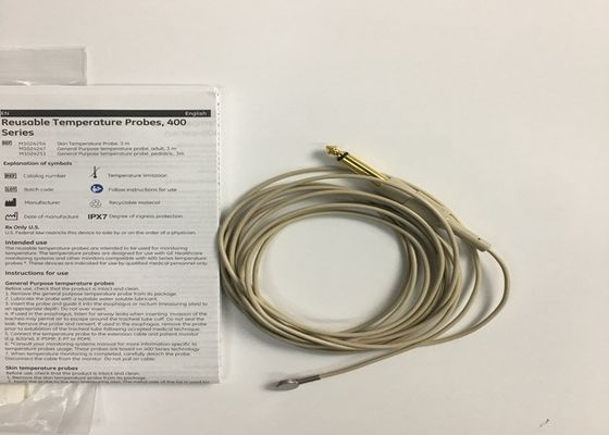 IPX7 Consumabili per dispositivi medici, sonda di temperatura riutilizzabile GE 3M 10ft
