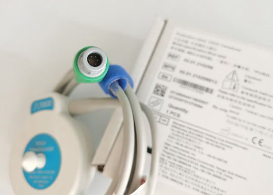 MS3-31527 Toco Transducer Probe 6 Aglio Single Slot Blu Ribbon Velcro 2.5m Lunghezza