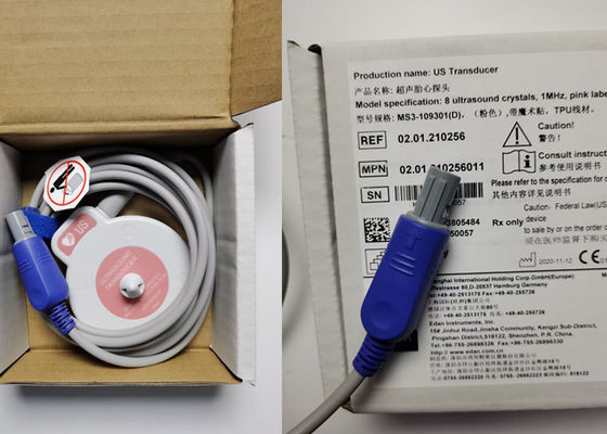 EDAN F6 Monitor fetale Trasduttore MS3-109301 Doppio slot 4 pin impermeabile IPX8