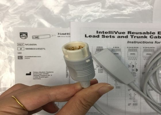 M1669A Interlivello riutilizzabile 3 Cavo ECG aAMI/IEC 2.7M Materiale TPU