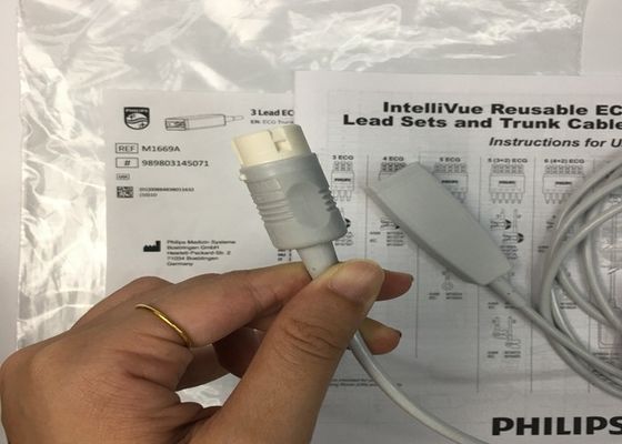 M1669A Interlivello riutilizzabile 3 Cavo ECG aAMI/IEC 2.7M Materiale TPU