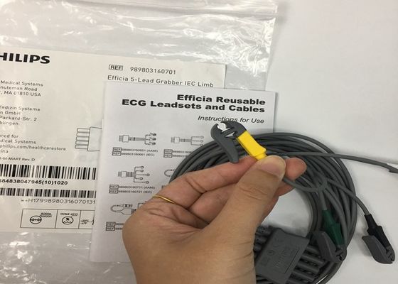 PHLIP Efficia Riutilizzabile 5 Cavo ECG a piombo IEC Limb For Adults