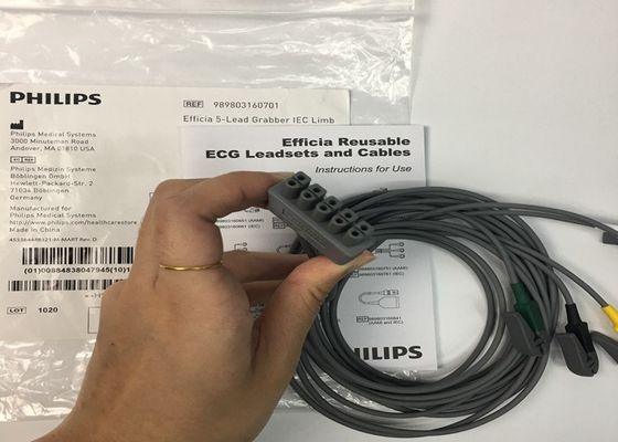 PHLIP Efficia Riutilizzabile 5 Cavo ECG a piombo IEC Limb For Adults
