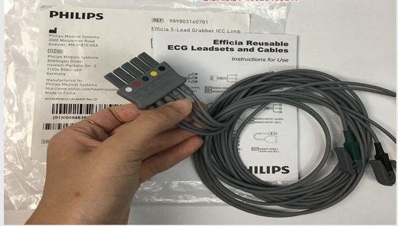 PHLIP Efficia Riutilizzabile 5 Cavo ECG a piombo IEC Limb For Adults
