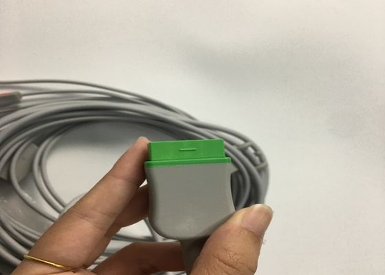3 Cavo a tronco ECG a piombo 2106309-002 con cavo a piombo grabber integrato 12FT