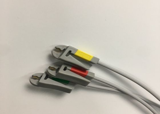 3 Cavo a tronco ECG a piombo 2106309-002 con cavo a piombo grabber integrato 12FT