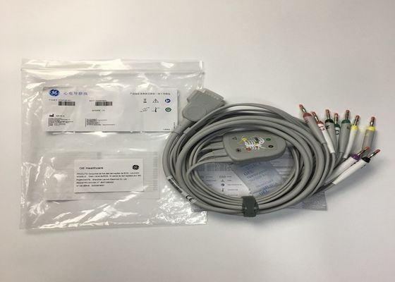 10 Cable di sostituzione per ECG a piombo GE2104726-001 Norma UE