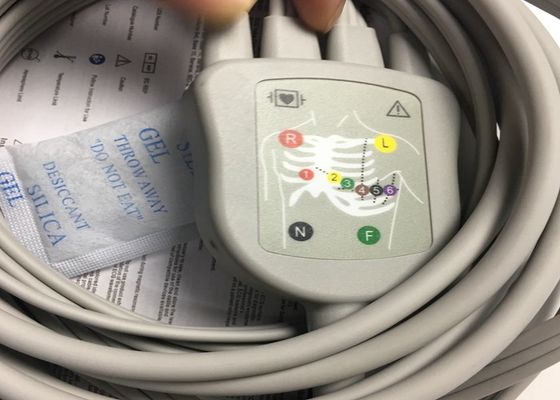10 Cable di sostituzione per ECG a piombo GE2104726-001 Norma UE