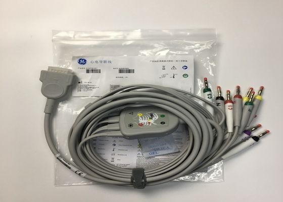 10 Cable di sostituzione per ECG a piombo GE2104726-001 Norma UE
