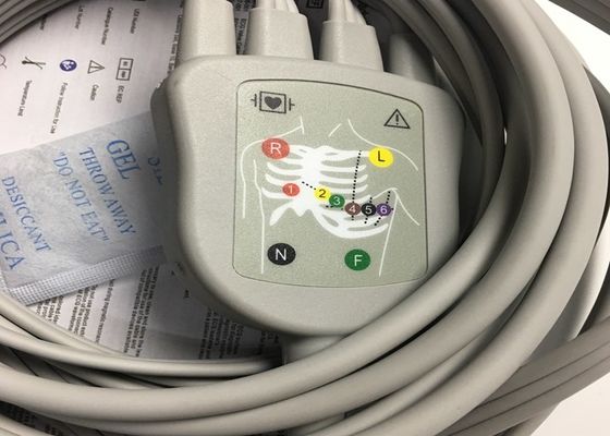 10 Cable di sostituzione per ECG a piombo GE2104726-001 Norma UE