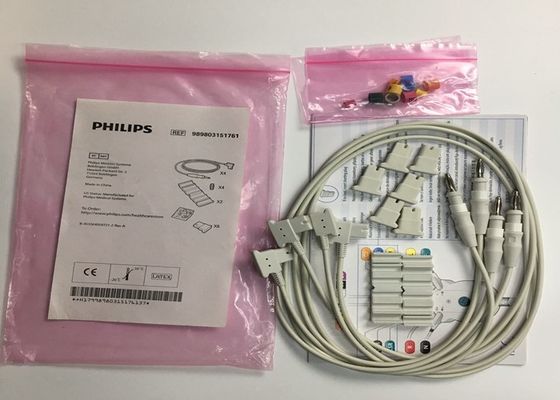 989803151761 Consumabili per dispositivi medici 4 conduttori per TC50 Phlip Patient Monitor