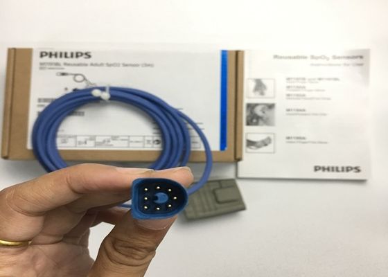 Phlip M1191BL Ricambi per attrezzature mediche, Sensore SpO2 per adulti 3M D 8 pin