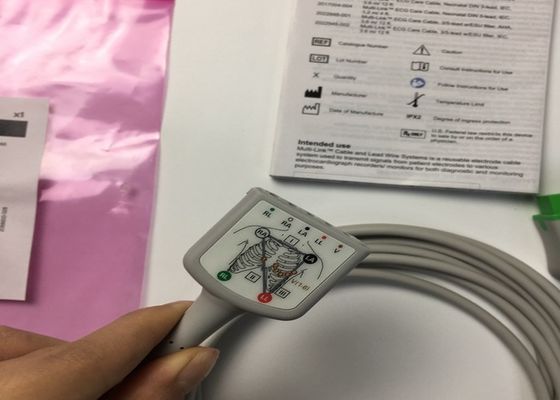GE Adulti Multi Link ECG Cavo a piombo 3 Piombo 5 Piombo 3.6M 12ft 2017003-001