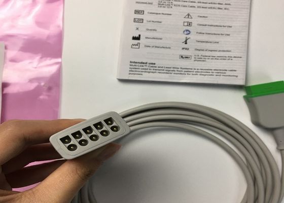 GE Adulti Multi Link ECG Cavo a piombo 3 Piombo 5 Piombo 3.6M 12ft 2017003-001