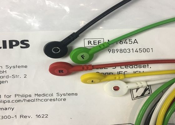 M1645A IntelliVue Ricambi apparecchiature mediche Cavi 5 Leadset