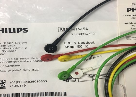 M1645A IntelliVue Ricambi apparecchiature mediche Cavi 5 Leadset