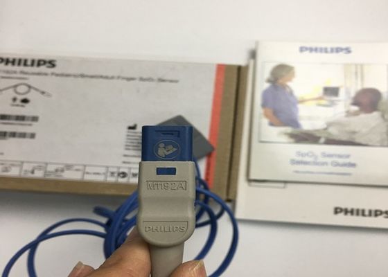 M1192A Sensore SpO2 per piccole dita riutilizzabile per pediatri adulti Forma D 8 pin 1.5M