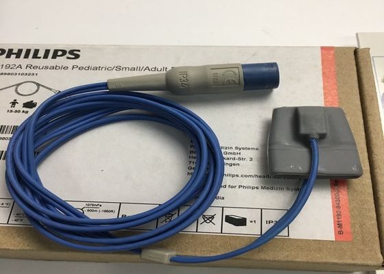 M1192A Sensore SpO2 per piccole dita riutilizzabile per pediatri adulti Forma D 8 pin 1.5M