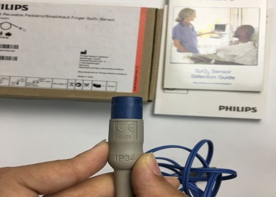 M1192A Sensore SpO2 per piccole dita riutilizzabile per pediatri adulti Forma D 8 pin 1.5M