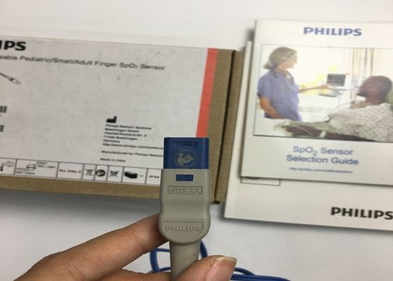 M1192A Sensore SpO2 per piccole dita riutilizzabile per pediatri adulti Forma D 8 pin 1.5M