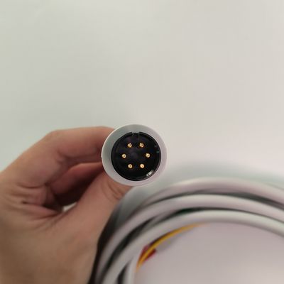 BJ-753P NIHON KOHDEN Conduttività cardiaca filo nero testa rotonda 6 pin tre piombo pulsante europeo standard