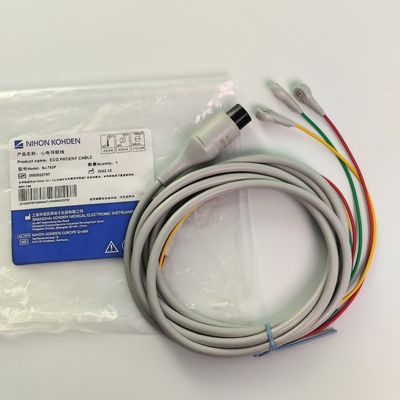BJ-753P NIHON KOHDEN Conduttività cardiaca filo nero testa rotonda 6 pin tre piombo pulsante europeo standard