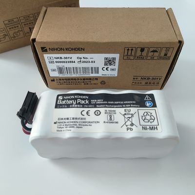 NIHON KOHDEN batterie NKB-301V tensione nominale 12V 2800mAh Ni-MH