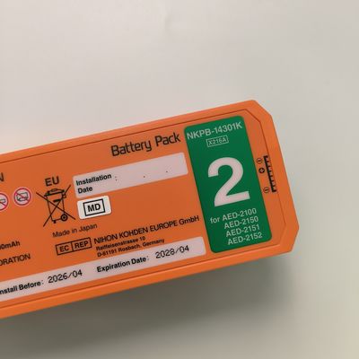 Nihon Kohden AED defibrillatore batteria Alid non ricaricabile NKPB-14301K X216A