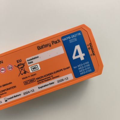 Nihon Kohden AED defibrillatore batteria arancione AED-2100aed-2150aed-215aed-2152 Nkpb-28271k X217A
