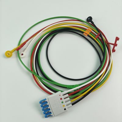 PHILIP Monitor del paziente originale CBL 5 Leadset Snap IEC ICU REF M1645A 989803145001