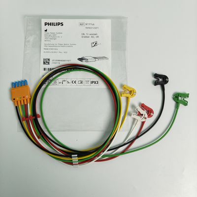 989803125871 Consumabili per apparecchi medici PHILIP Monitor del paziente CBL 5 Leadset Grabber originale IEC OR REF M1974A