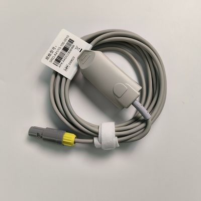 Clip integrato per il dito per adulti Sonda di ossigeno del sangue con 5 aghi Collegatore giallo per limone PN 15-100-0010