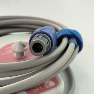 Supervisione pneumatica US Transducer per F2/F3/F6 Frequenza cardiaca fetale US Probe Dual Slot 4 Pin MS3-109301 (D)