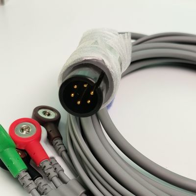 REF EC05DAS061 Monitor cordone cardiaco integrato 5 tipo di guinzaglio resistente alla defibrillazione al piombo