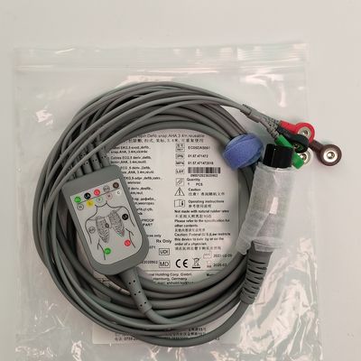 REF EC05DAS061 Monitor cordone cardiaco integrato 5 tipo di guinzaglio resistente alla defibrillazione al piombo