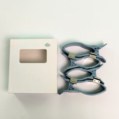 Limb Clip One Box/4 Blue Due elettrodi a braccio Due elettrodi a piede Apertura 4,0 mm REF ECG-FJX42