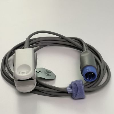 Sette aghi Finger Clip integrato Sonde di ossigeno del sangue Sensore di ossigeno del sangue Adulto 2.5M Riutilizzabile REF SH1