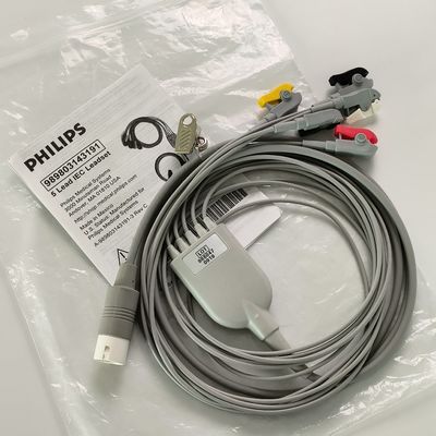 PHILIP Monitor del paziente originale 5 piombo IEC Set REF: 989803143191
