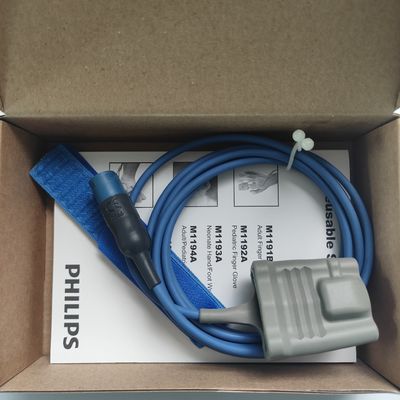 PHILIP originale M1191B sensore SpO2 per adulti riutilizzabile (2m) REF:989803144371