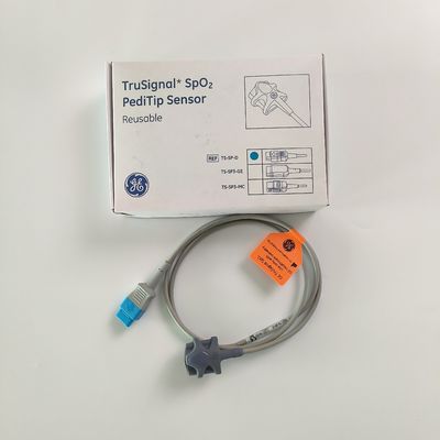 GE Original Datex-Ohmeda TruSignal SpO2 PediTip Sensor Riutilizzabile REF: TS-SP-D