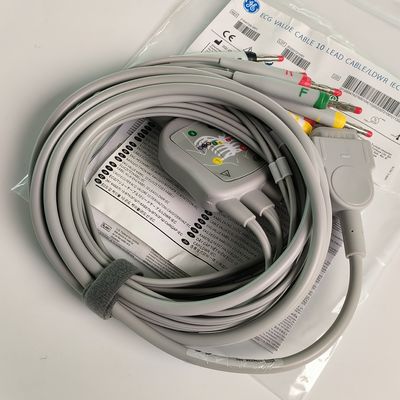 Macchina elettrocardiografica integrata 12 fili a piombo con 15 perni Standard europeo IEC testa di banana 4.0