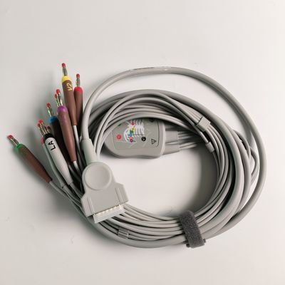 Macchina elettrocardiografica integrata 12 filo di piombo 15 pin testa di banana 4.0 guida toracica 3.2M